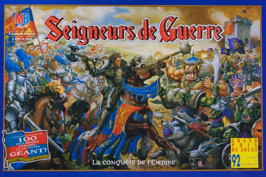 Seigneurs de guerre MB jeu de société complet 1992 vintage années 90